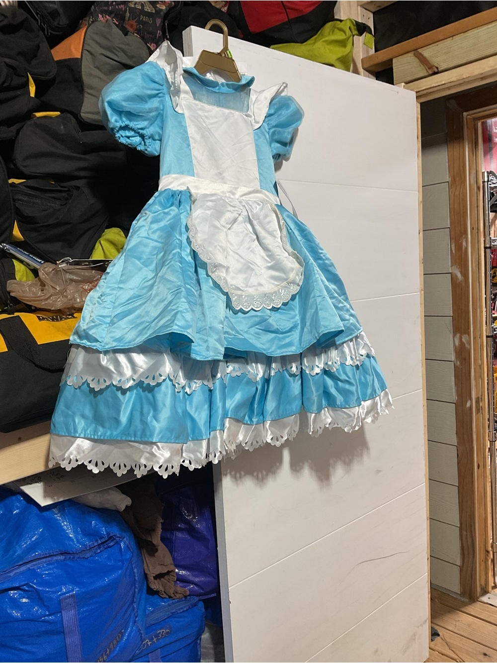 Disney Light Blue and White Classic Storybook Dress